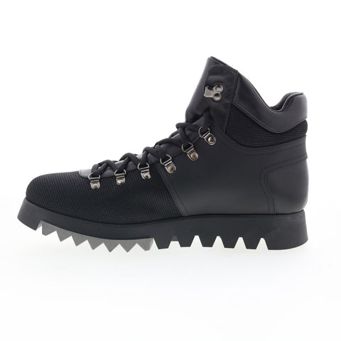 Aquatalia Dakota Waterproof M091501 Mens Black Leather Casual Dress Boots