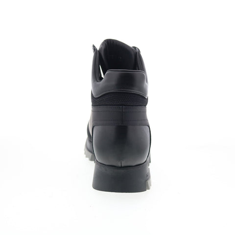 Aquatalia Dakota Waterproof M091501 Mens Black Leather Casual Dress Boots