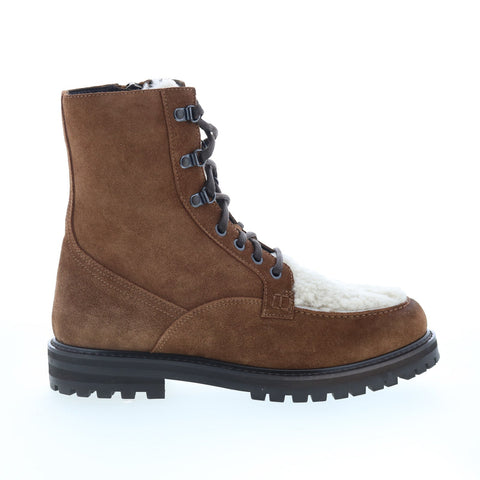 Aquatalia Isaac Waterproof M092736 Mens Brown Suede Casual Dress Boots