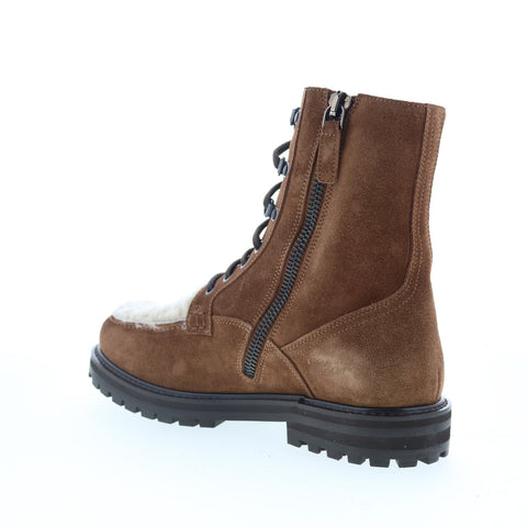 Aquatalia Isaac Waterproof M092736 Mens Brown Suede Casual Dress Boots