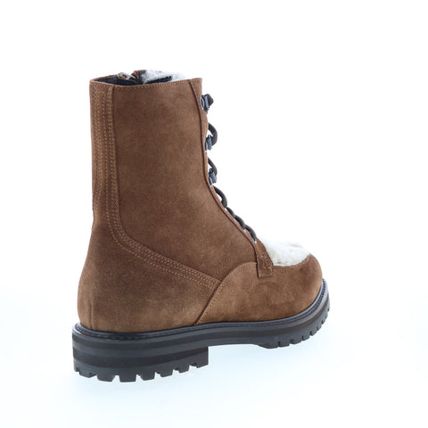 Aquatalia Isaac Waterproof M092736 Mens Brown Suede Casual Dress Boots