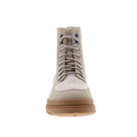 Aquatalia Tristian Waterproof M094072 Mens Gray Suede Casual Dress Boots