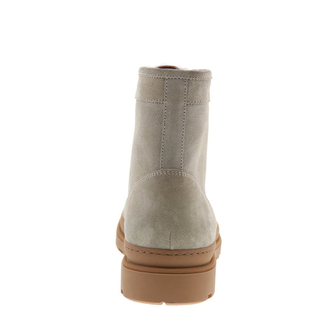 Aquatalia Tristian Waterproof M094072 Mens Gray Suede Casual Dress Boots