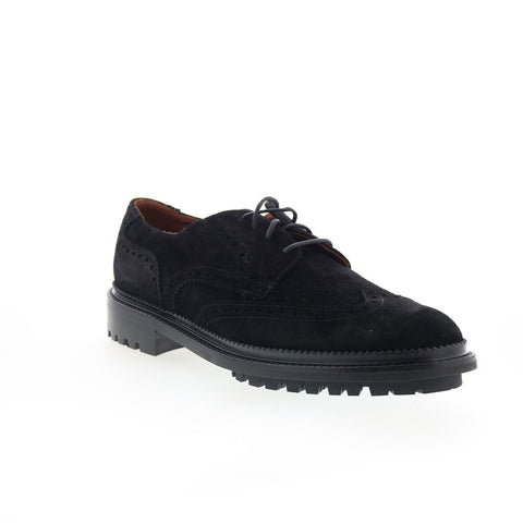 Aquatalia Oswin Waterproof Mens Black Oxfords Wingtip & Brogue Shoes