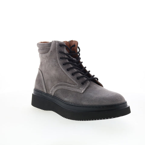 Aquatalia Dante Waterproof M102279 Mens Gray Suede Casual Dress Boots