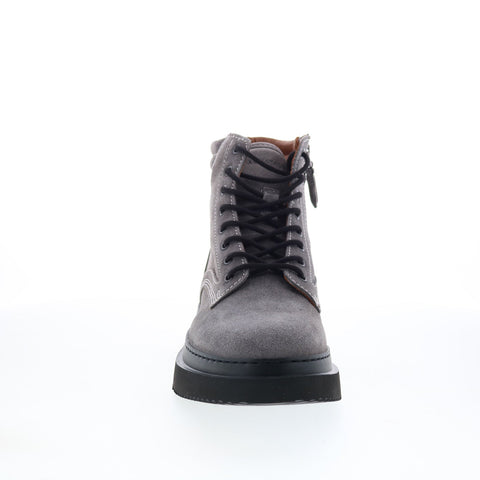Aquatalia Dante Waterproof M102279 Mens Gray Suede Casual Dress Boots