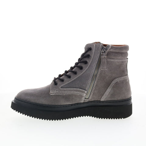 Aquatalia Dante Waterproof M102279 Mens Gray Suede Casual Dress Boots