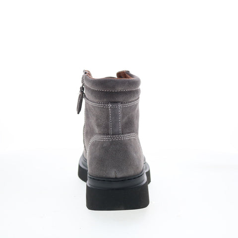 Aquatalia Dante Waterproof M102279 Mens Gray Suede Casual Dress Boots