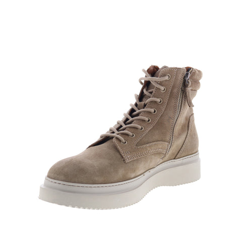 Aquatalia Dante Waterproof M102254 Mens Gray Suede Casual Dress Boots