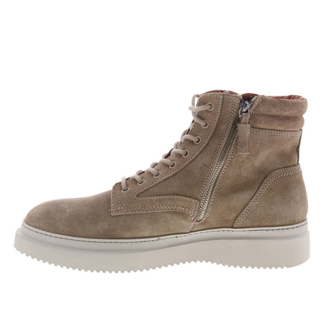 Aquatalia Dante Waterproof M102254 Mens Gray Suede Casual Dress Boots