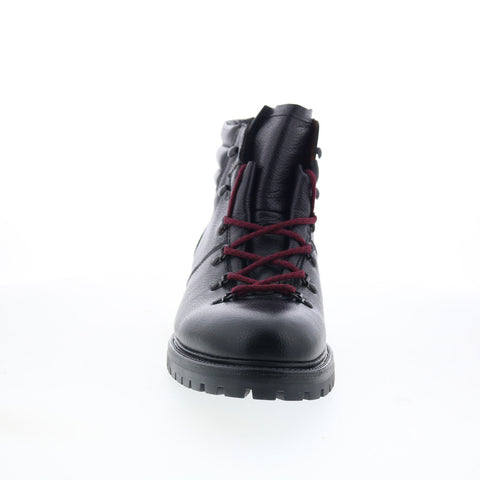 Aquatalia Holt Waterproof M102301 Mens Black Leather Casual Dress Boots