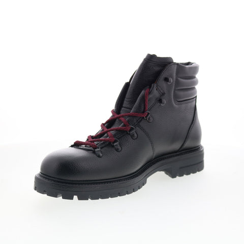 Aquatalia Holt Waterproof M102301 Mens Black Leather Casual Dress Boots