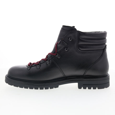Aquatalia Holt Waterproof M102301 Mens Black Leather Casual Dress Boots