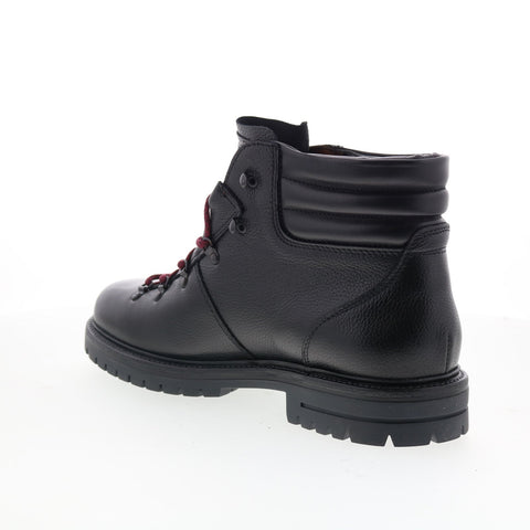 Aquatalia Holt Waterproof M102301 Mens Black Leather Casual Dress Boots