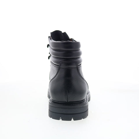 Aquatalia Holt Waterproof M102301 Mens Black Leather Casual Dress Boots