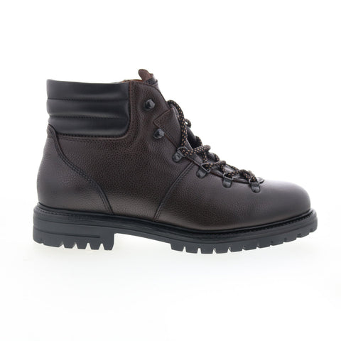 Aquatalia Holt Waterproof M102334 Mens Brown Leather Casual Dress Boots