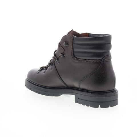 Aquatalia Holt Waterproof M102334 Mens Brown Leather Casual Dress Boots