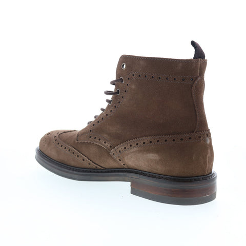 Aquatalia Savino Waterproof M102934 Mens Brown Suede Casual Dress Boots