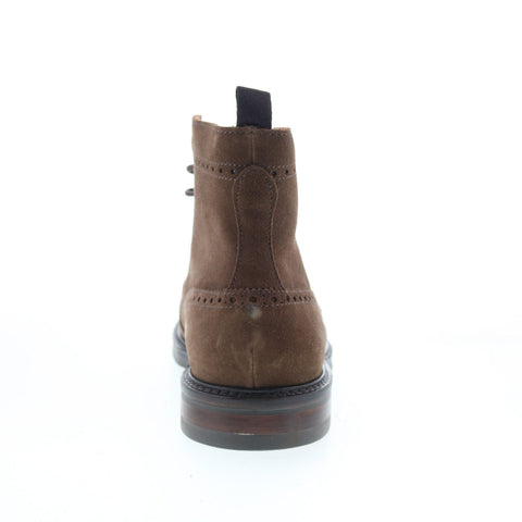 Aquatalia Savino Waterproof M102934 Mens Brown Suede Casual Dress Boots