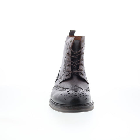 Aquatalia Savino Waterproof M103034 Mens Brown Leather Casual Dress Boots