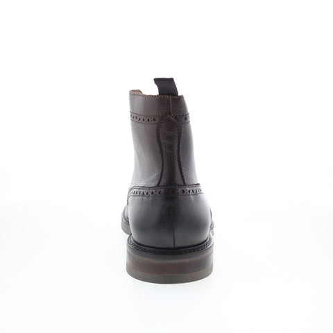 Aquatalia Savino Waterproof M103034 Mens Brown Leather Casual Dress Boots