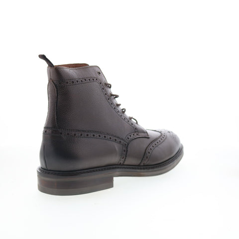 Aquatalia Savino Waterproof M103034 Mens Brown Leather Casual Dress Boots
