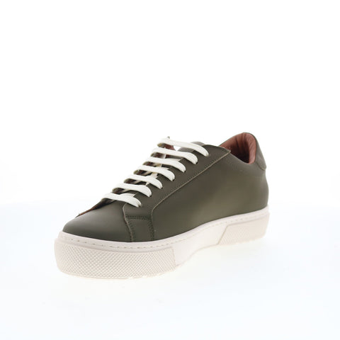 Aquatalia Vic Waterproof M103183 Mens Green Nubuck Lifestyle Sneakers Shoes