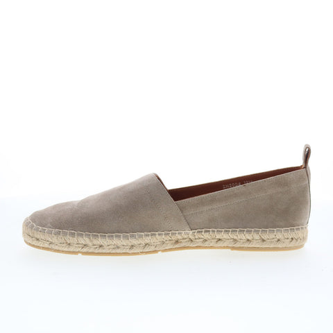 Aquatalia Felipe Waterproof Mens Gray Suede Loafers & Slip Ons Casual Shoes