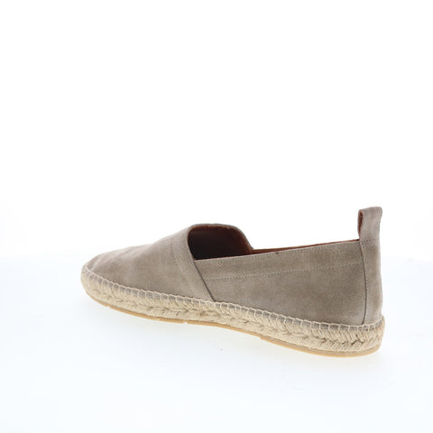 Aquatalia Felipe Waterproof Mens Gray Suede Loafers & Slip Ons Casual Shoes