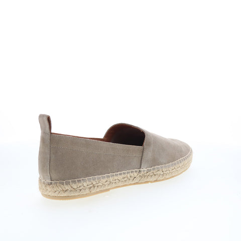 Aquatalia Felipe Waterproof Mens Gray Suede Loafers & Slip Ons Casual Shoes