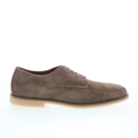 Aquatalia Silvio Waterproof Mens Brown Oxfords & Lace Ups Plain Toe Shoes