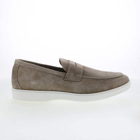Aquatalia Franco Waterproof Mens Gray Loafers & Slip Ons Casual Shoes