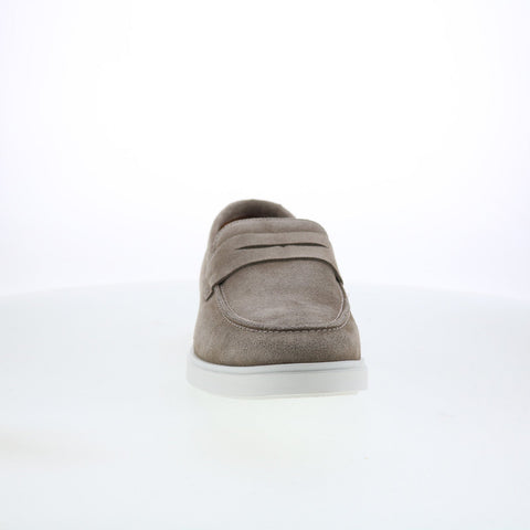 Aquatalia Franco Waterproof Mens Gray Loafers & Slip Ons Casual Shoes