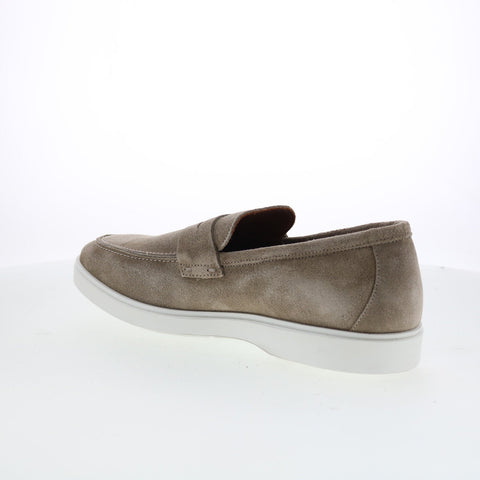 Aquatalia Franco Waterproof Mens Gray Loafers & Slip Ons Casual Shoes