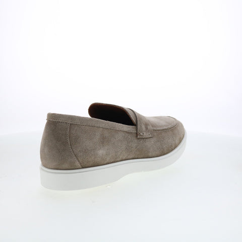 Aquatalia Franco Waterproof Mens Gray Loafers & Slip Ons Casual Shoes