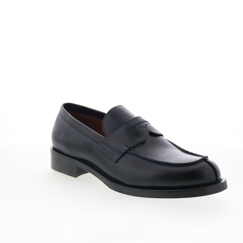 Aquatalia Andreo Waterproof Mens Black Loafers & Slip Ons Penny Shoes