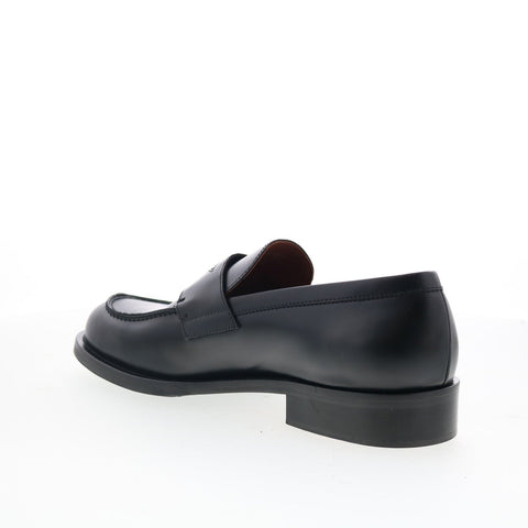 Aquatalia Andreo Waterproof Mens Black Loafers & Slip Ons Penny Shoes