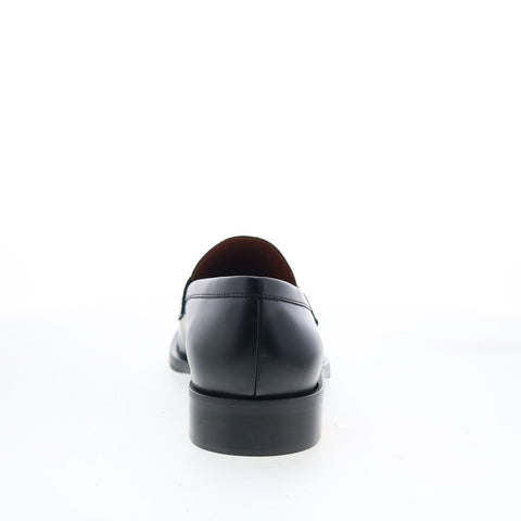 Aquatalia Andreo Waterproof Mens Black Loafers & Slip Ons Penny Shoes