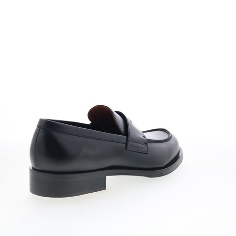 Aquatalia Andreo Waterproof Mens Black Loafers & Slip Ons Penny Shoes