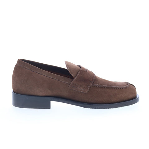 Aquatalia Andreo Waterproof M104632 Mens Brown Loafers & Slip Ons Penny Shoes