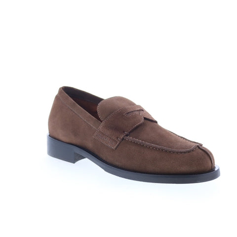 Aquatalia Andreo Waterproof M104632 Mens Brown Loafers & Slip Ons Penny Shoes