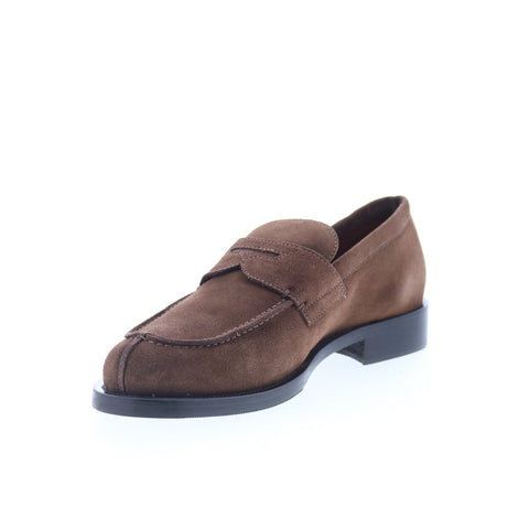 Aquatalia Andreo Waterproof M104632 Mens Brown Loafers & Slip Ons Penny Shoes