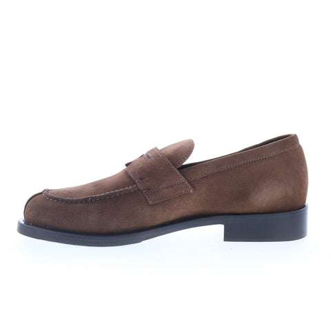 Aquatalia Andreo Waterproof M104632 Mens Brown Loafers & Slip Ons Penny Shoes