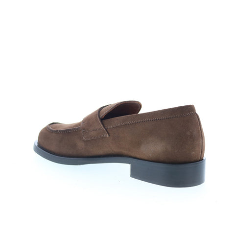 Aquatalia Andreo Waterproof M104632 Mens Brown Loafers & Slip Ons Penny Shoes