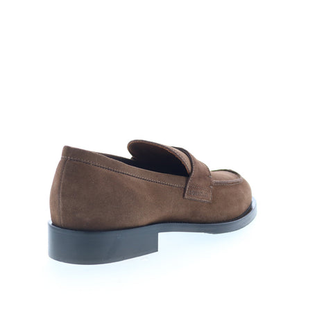 Aquatalia Andreo Waterproof M104632 Mens Brown Loafers & Slip Ons Penny Shoes