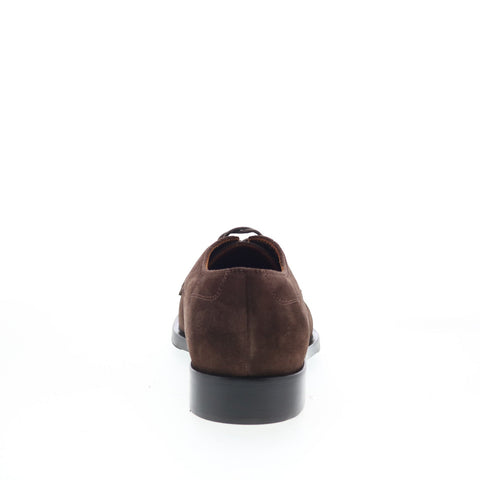 Aquatalia Arturo Waterproof Mens Brown Oxfords & Lace Ups Plain Toe Shoes