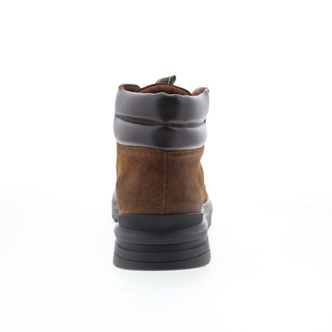 Aquatalia Edwin Waterproof M106734 Mens Brown Suede Casual Dress Boots
