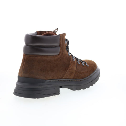 Aquatalia Edwin Waterproof M106734 Mens Brown Suede Casual Dress Boots