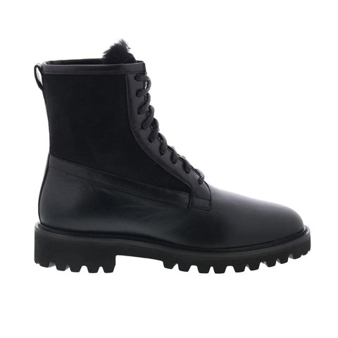 Aquatalia Gitano Waterproof M107401 Mens Black Leather Casual Dress Boots