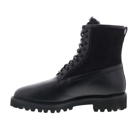 Aquatalia Gitano Waterproof M107401 Mens Black Leather Casual Dress Boots